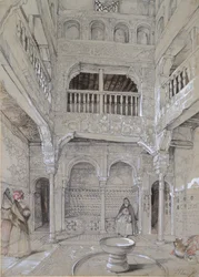 Ingang van de baden in het Alhambra