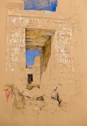 Deel van de Propylon van Philae