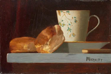 Ontbijt, ca. 1890 (olieverf op academiekarton)