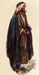 Arabische boer. Buurt van Jeruzalem, 1902