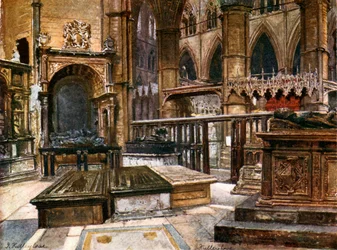 Graafmessing en schilderachtige graven in de St Edmund