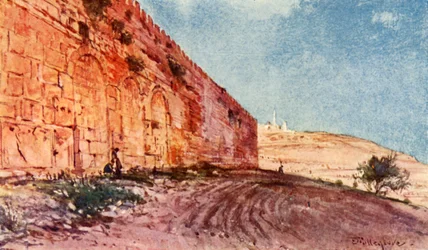 Jeruzalem - De Drievoudige Poort van Het Tempelgebied, 1902