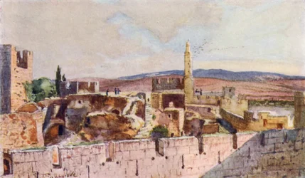 Gedeelte van de citadel van Jeruzalem