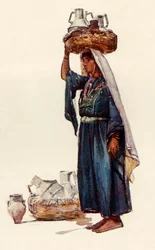 Syrische Boer met Melkvaten, 1902