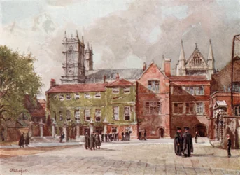 Westminster Abbey, vanaf Westminster School