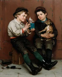 Een verrassingsfeest, 1888