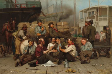 De Middag van de Havenarbeiders, 1879
