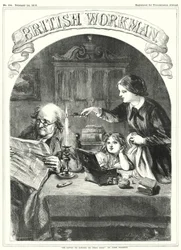 "Hij hield ervan om op dat blad te blijven hangen" (gravure)