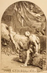Illustratie voor Cymbeline, uit 