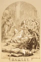 Illustratie voor Hamlet, uit 