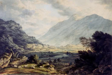 Bij Capel Currig, met uitzicht op Mount Snowdon, Wales, ca. 1793-1830