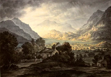 Place Fell en Hellvellyn, Ullswater, vanuit Gowbarraow Park
