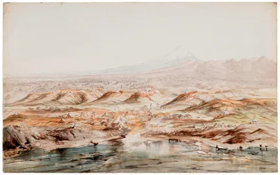 Aquarel van New Plymouth