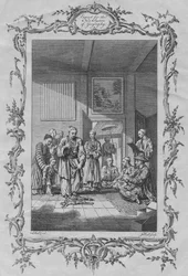 Acte van vertrapping van de beelden van onze Verlosser en de Maagd Maria, 1765
