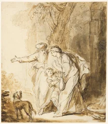 Abraham stuurt Hagar en Ismaël weg