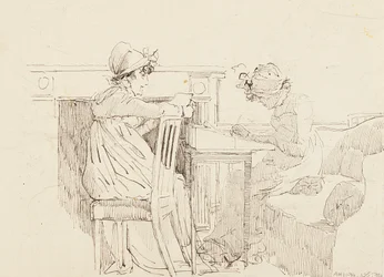 Bij de open haard