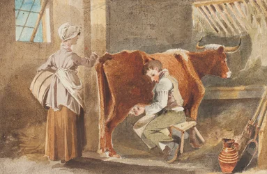 Jessy schildert koeien