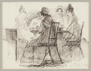 Zittende groep, 1808