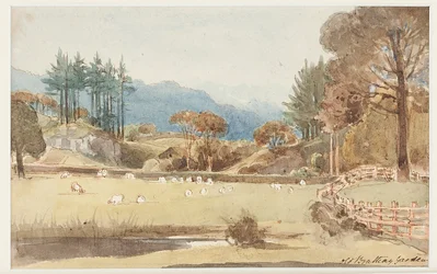 Uitzicht op Langdale, Lake District, Cumbria, 1831