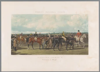 Terugkeer na afloop van de paardenrace