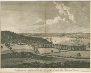 Trentham Hall: Gravure, nd [c 1751]