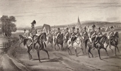 Op weg naar de Parade 16e Lansiers, 1850-1909