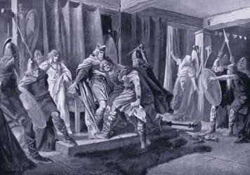Poging tot moord op koning Edwin van Northumbria, AD 626