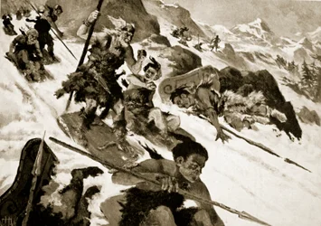 De Cimbri in de Alpen
