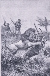 Het einde van Livingstone, Newnes Pictorial Knowledge uitgegeven door Newnes, ca. 1950
