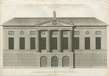 Stafford - Shire Hall: aquatint gravure