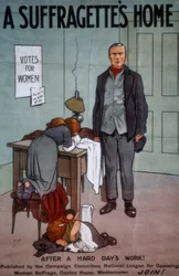Een tehuis voor suffragettes / J. Hassall / Affiche, 20e eeuw