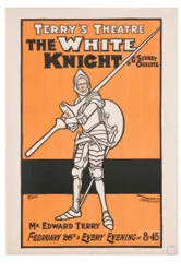 "Terrys Theatre. De Witte Ridder" / J. Hassall / Poster, 1898