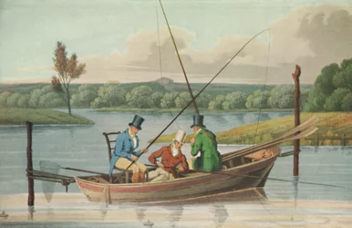 Vissen in een punter, 1820, 1929