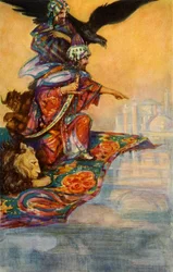 Salomo ziet het mysterieuze paleis, 1928