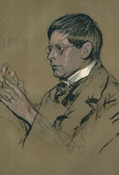 Sir George James Frampton 1860-1928, Britse beeldhouwer, ca. 1901