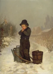 Zijn Handen Verwarmend, 1867