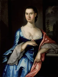 Portret van Elizabeth Chew Smith, 1762