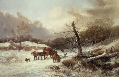 Winter aan de rand van Sherwood Forest