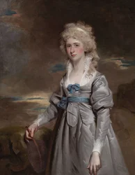 Charlotte Walsingham, Lady Fitzgerald door John Hoppner