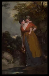 Mevrouw Richard Brinsley Sheridan (Hester Jane Ogle, 1775/76-1817) en haar zoon (Charles Brinsley Sheridan, 1796-1843)