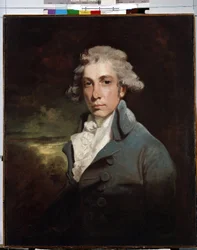 Portret van de Ierse politicus en toneelschrijver Richard Brinsley Sheridan