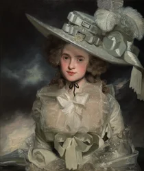 Portret van Mary Boteler van Eastry, Kent, 1786