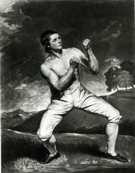 Portret van Richard Humphreys, gegraveerd door J. Young