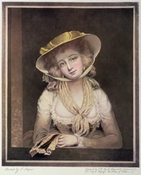 Portret van Sophia Western, gegraveerd door J.R. Smith, 18e eeuw