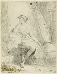 Zittende Vrouw