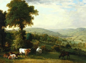 Uitzicht op Shibden Valley