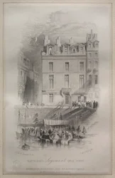 Napoleons Logement, Quai Conti, 1835