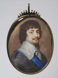 Portret van Frederik V, Keurvorst van de Palts, Koning van Bohemen, 1630s