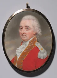 Portret van luitenant-generaal Daniel Burr, 1799