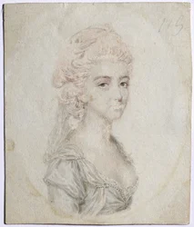 Portret van een vrouw, ca. 1776